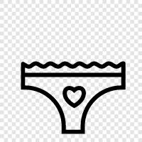 briefs, thongs, slips, bras icon svg