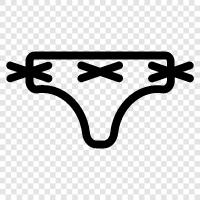 külot, thongs, boyshort, bikini ikon svg