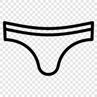 briefs, panties, bras, sleepwear icon svg