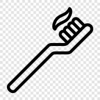 bristles, cleaning, plaque, oral hygiene icon svg