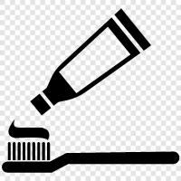 bristles, head, toothpaste, cleaner icon svg