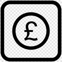 British pound, pound sterling, sterling, British currency icon svg