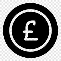 British Pound Currency, pound sterling, British currency, Pound sterling exchange rate icon svg