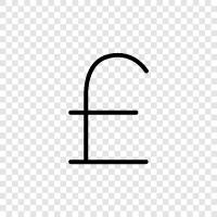 British pound, sterling, British currency, pound sterling icon svg