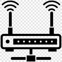 Broadband Connection, Wireless Connection, Cable Connection, DSL Connection icon svg