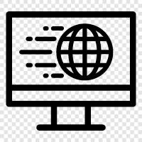 Geniş bant internet, en hızlı internet, yüksek hızlı internet hizmeti, internet hizmeti ikon svg