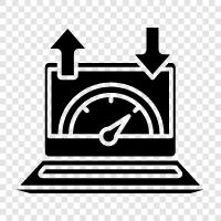 broadband, download, upload, latency icon svg