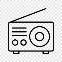 broadcast, frequencies, signals, transmissions icon svg