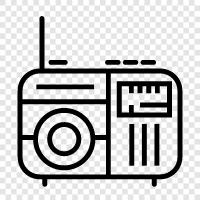 broadcast, antenna, frequency, transmitter icon svg