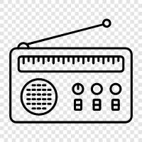 Rundfunk, Frequenzen, Sender, AM symbol