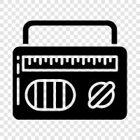 broadcasting, stations, frequency, digital icon svg