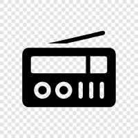 broadcasting, FM radio, AM radio, shortwave radio icon svg