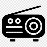 broadcasting, frequencies, stations, programming icon svg