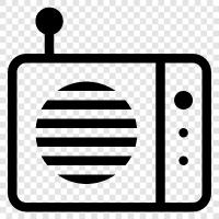 broadcasting, wavelengths, frequencies, modulation icon svg