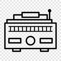 broadcasting, shortwave, satellite, Radio icon svg