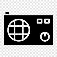 broadcasting, frequencies, wavelengths, signals icon svg