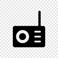 broadcasting, shortwave, oldtime radio, Radio icon svg