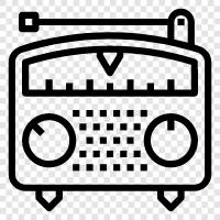 broadcasting, music, news, talk icon svg