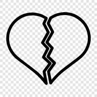 Broken Dreams, Heartbreak, Sad, Tragic icon svg