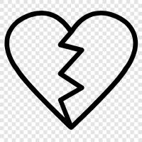 Broken Dreams, Broken Hearted, Heartache, Broken Hearted Woman icon svg