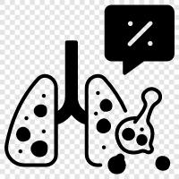 bronchitis, pneumonia, croup, asthma Значок svg