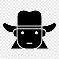 bronco, rodeo, lasso, chuckwagon icon svg