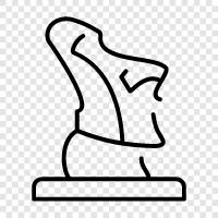 bronzes, art, antiquity, antique icon svg