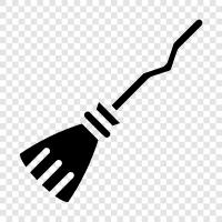 broom, cleaning, cleaning supplies, dustpan icon svg