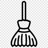 broomstick, cleaning, dusting, cleaning supplies icon svg