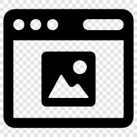 Browser Photo Gallery, Browser Photo Gallery Online, Browser Photo Editor, Browser Photo icon svg