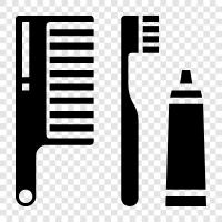 brush, bristles, hair, to brush icon svg