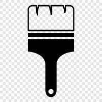 Brushes, Painting, Art, Artists icon svg