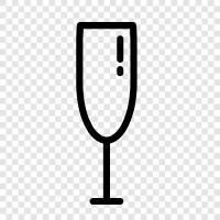 bubbly, sparkling wine, effervescent, efferves icon svg