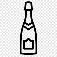 bubbly, sparkling, champagne, sparkling wine icon svg