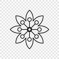 Knospe, Blüte, Blütenblatt, Stiel symbol