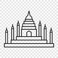 Buddhism, temple, thatbyinnyu, goa ikon svg