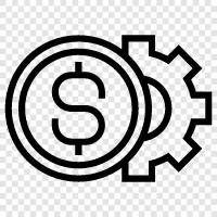 budget, expenses, saving, investing icon svg