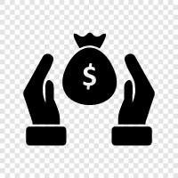 budget, spending, debt, retirement icon svg