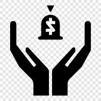 budget, investing, pay off debt, retirement icon svg