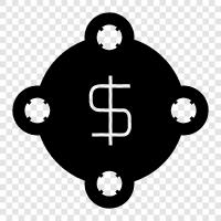 budget, finances, investments, stocks icon svg