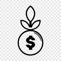 budget, credit, investments, stocks icon svg