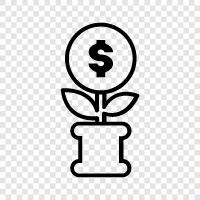 budget, investments, stocks, bonds icon svg