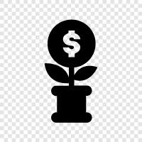 budget, investing, stocks, mutual funds icon svg