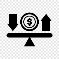 budget, investments, stocks, mutual funds icon svg