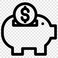 budget, expenses, money, savings tips icon svg