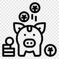 budget, financial, account, savings account icon svg