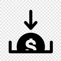 Budget, Savings, Invest, Retirement icon svg