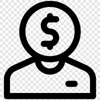 budgeting, personal finance, save money, financial planner icon svg