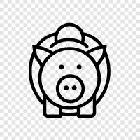 budgeting, money, retire, invest icon svg