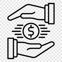 budgeting, goal setting, cash flow, profit icon svg